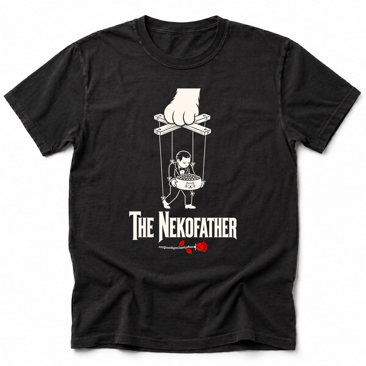 Nekofather T-Shirt Black / S 26537323894842515520 T-Shirt