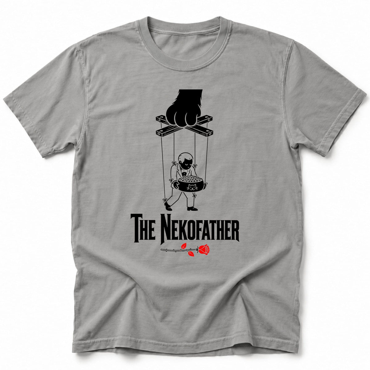 Nekofather T-Shirt Grey / S 35850990017277768500 T-Shirt
