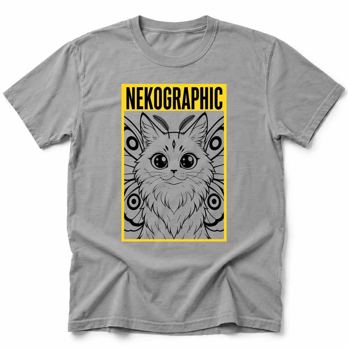 Nekographic T-Shirt Grey / S 16615853005733775623 T-Shirt