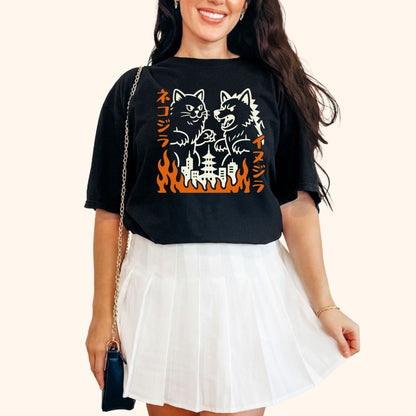 Nekojira Vs Inujira T-Shirt T-Shirt