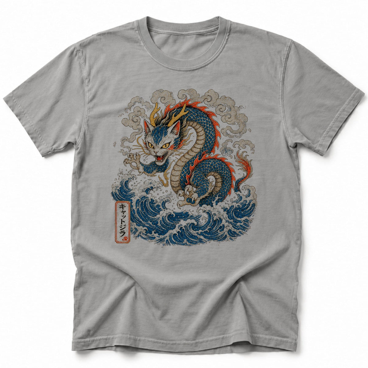Nekoryu T-Shirt Grey / S 12671547746479474756 T-Shirt