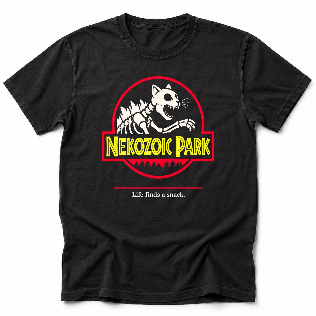 Nekozoic Park T-Shirt Black / S 19388004689585764316 T-Shirt