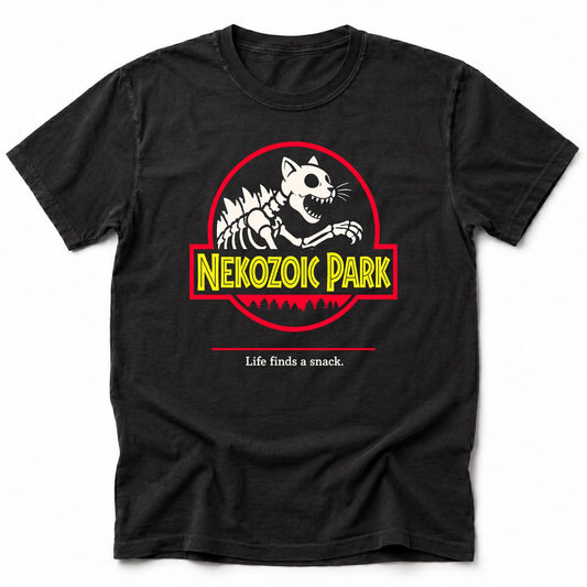 Nekozoic Park T-Shirt Black / S 19388004689585764316 T-Shirt