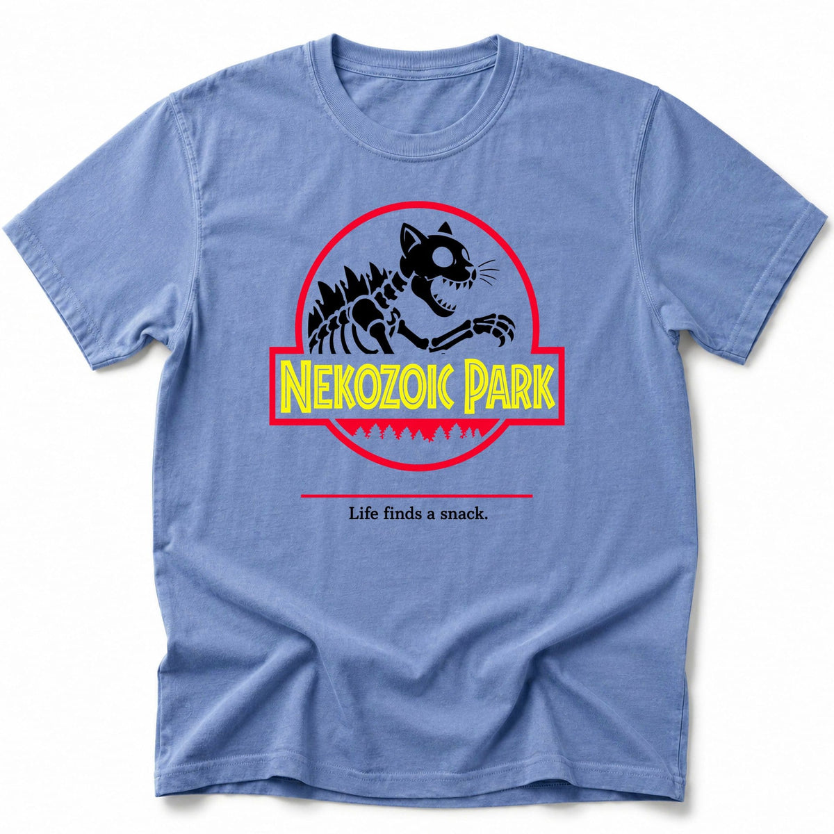Nekozoic Park T-Shirt Blue Jean / S 14320011772891219952 T-Shirt