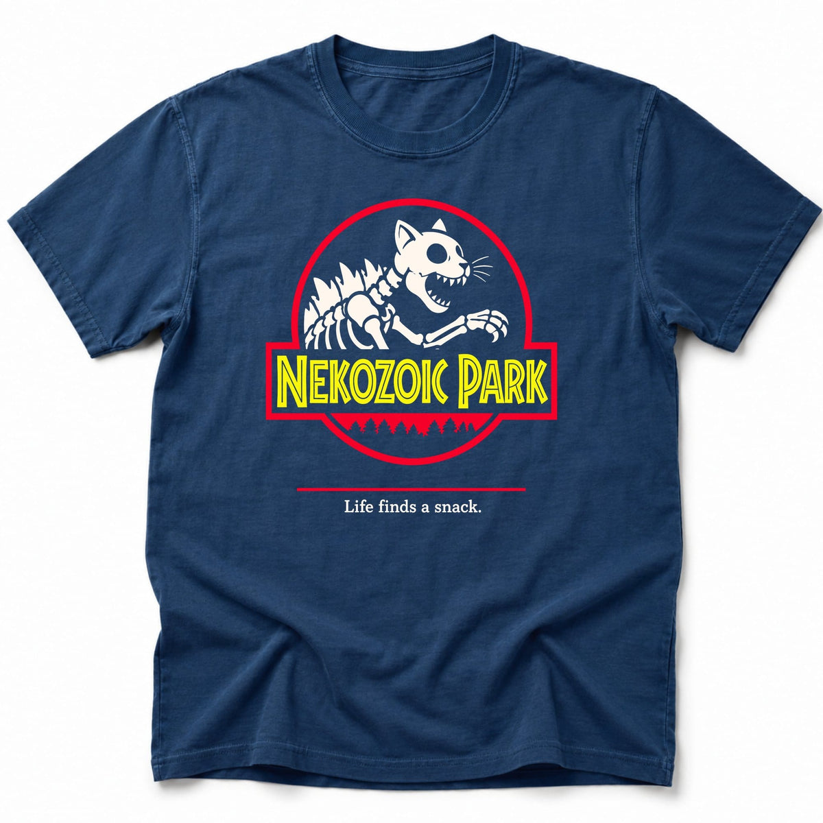 Nekozoic Park T-Shirt Navy / S 29512631263386075538 T-Shirt