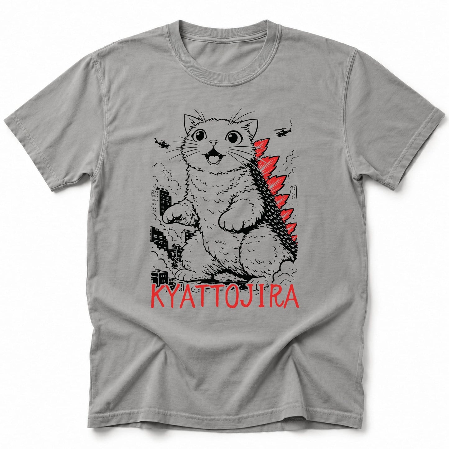 Neo Kyattojira T-Shirt Grey / S 22302457354539218551 T-Shirt
