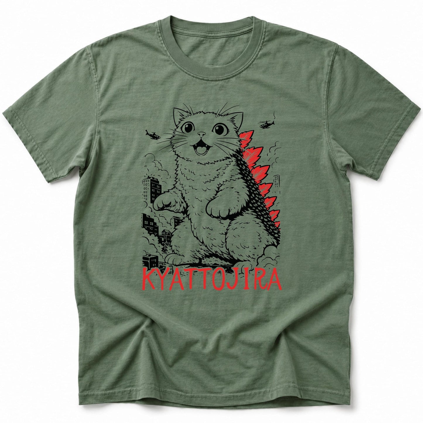 Neo Kyattojira T-Shirt Moss / S 26775666761368177685 T-Shirt