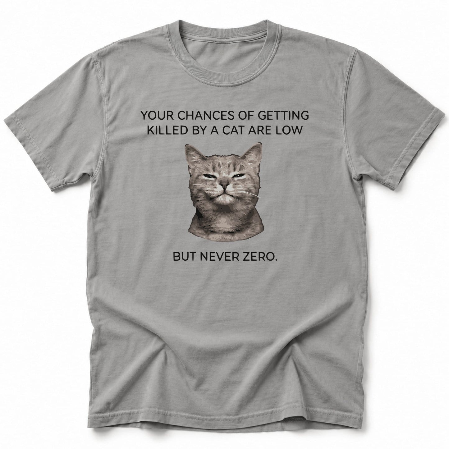 Never Zero T-Shirt Grey / S 51373748258635623707 T-Shirt