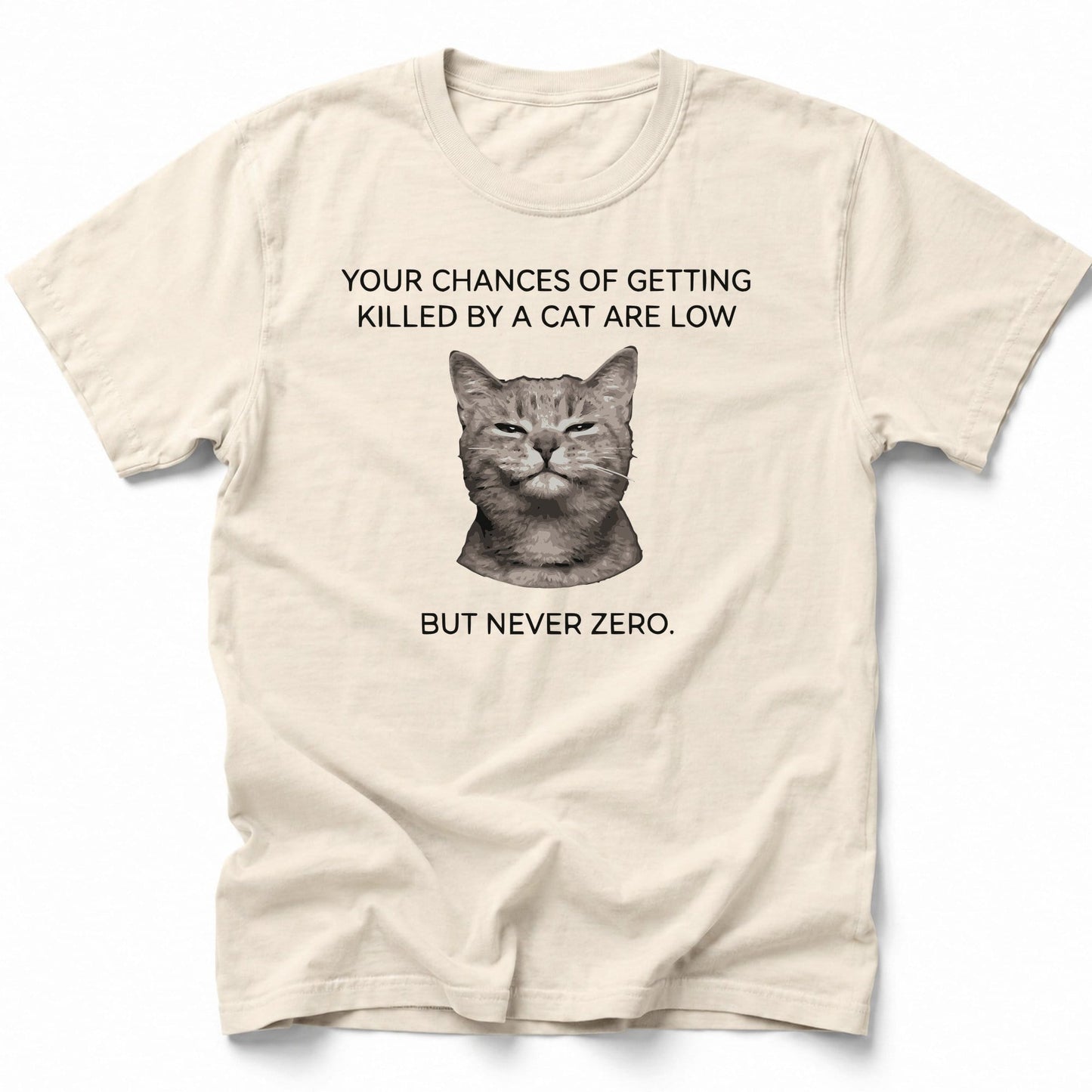 Never Zero T-Shirt Ivory / S 68850701002596697130 T-Shirt