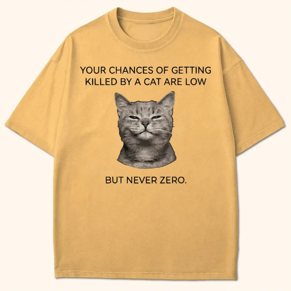 Never Zero T-Shirt Mustard / S 11907509279404804938 T-Shirt