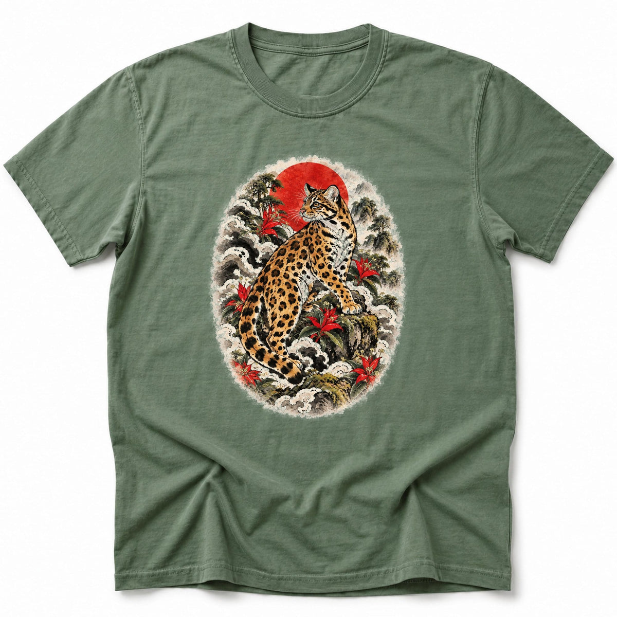 New Tiger T-Shirt Moss / S 26285122741316174017 T-Shirt