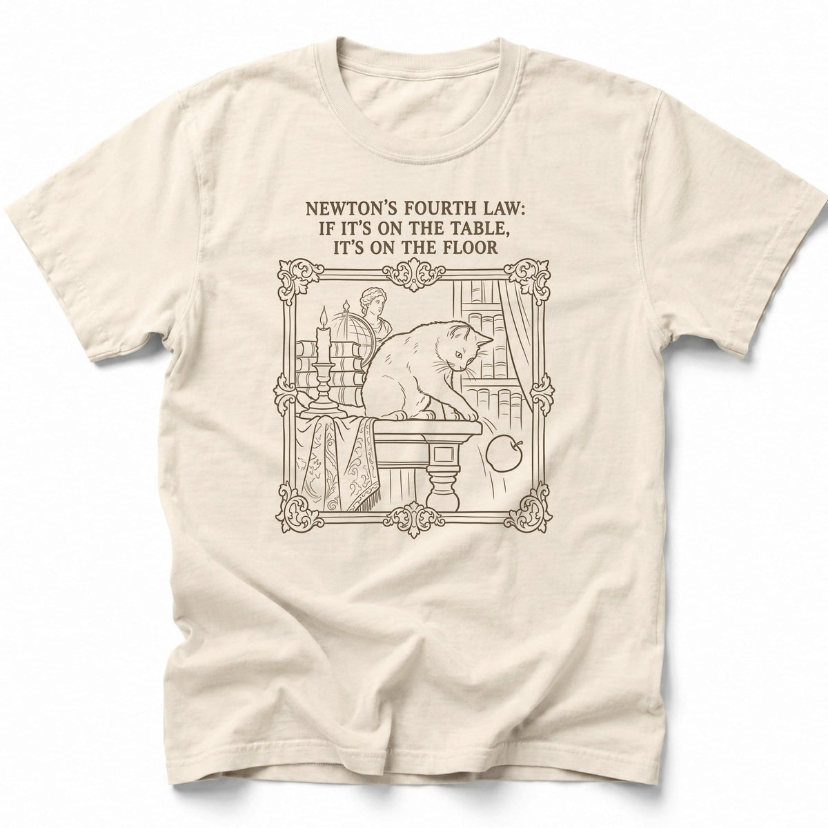Newton's Fourth Law T-Shirt Ivory / S 38200334385130463306 T-Shirt