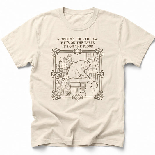 Newton's Fourth Law T-Shirt Ivory / S 38200334385130463306 T-Shirt