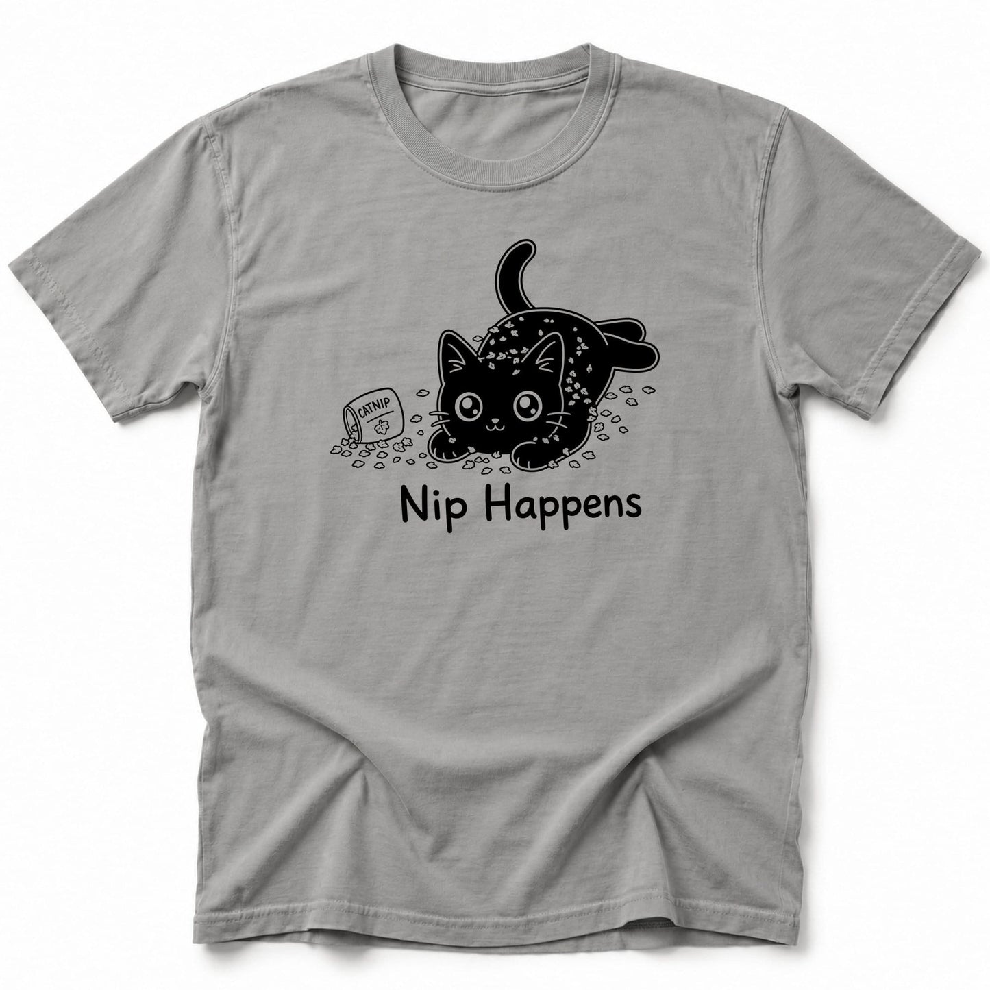 Nip Happens T-Shirt Grey / S 62106063204995563728 T-Shirt