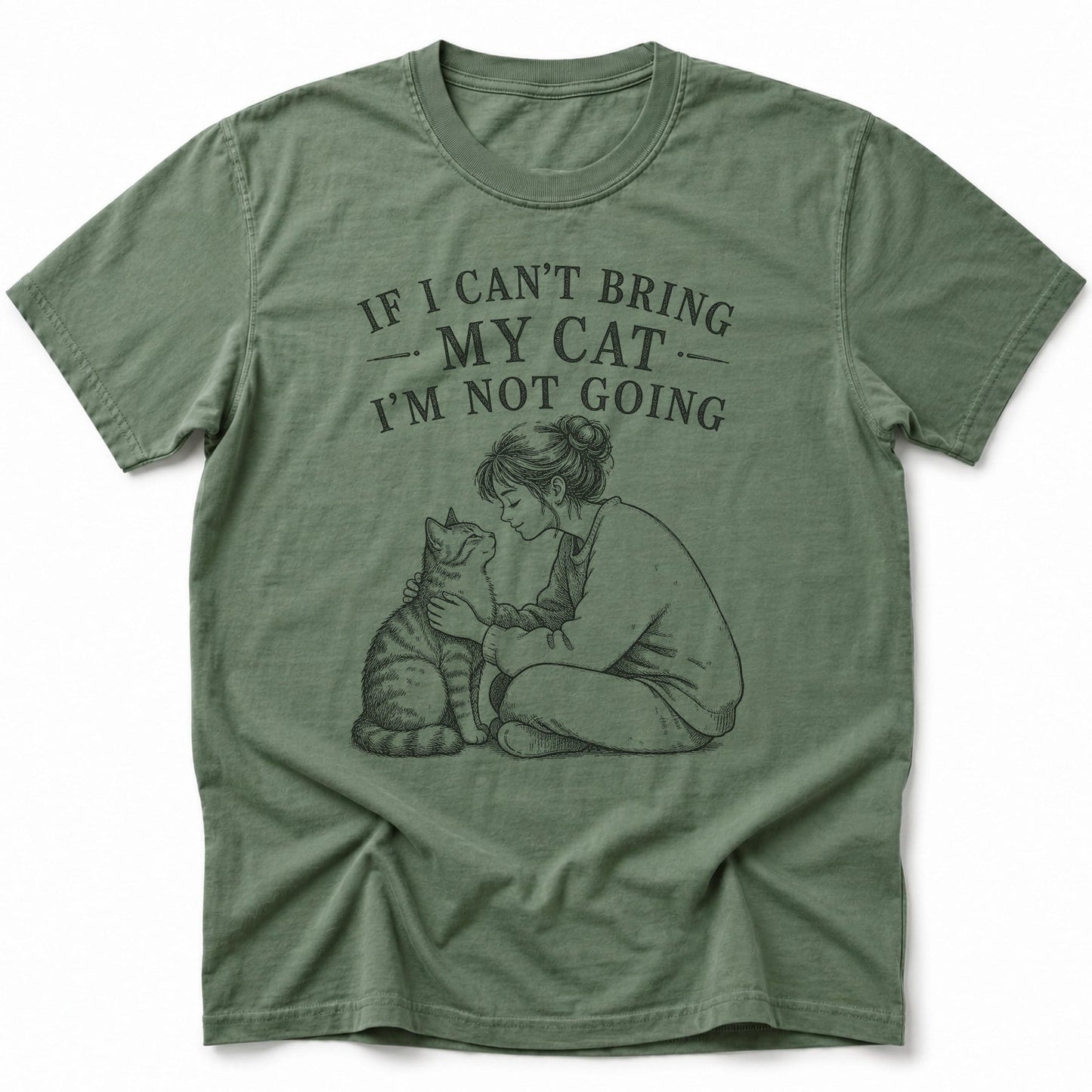 No Cat No T-Shirt Moss / S 30067816990178918713 T-Shirt