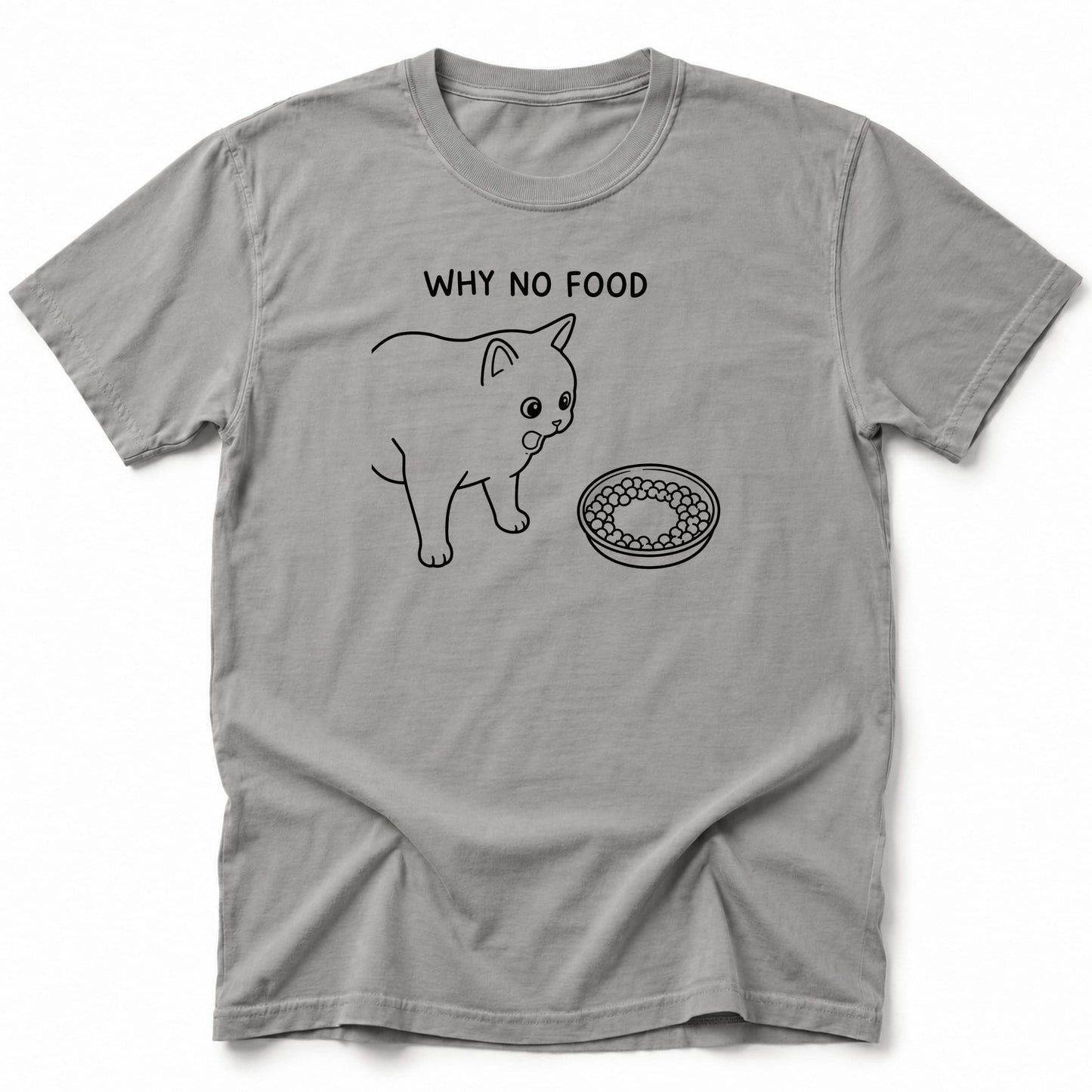 No Food T-Shirt Grey / S 29572401463946630129 T-Shirt