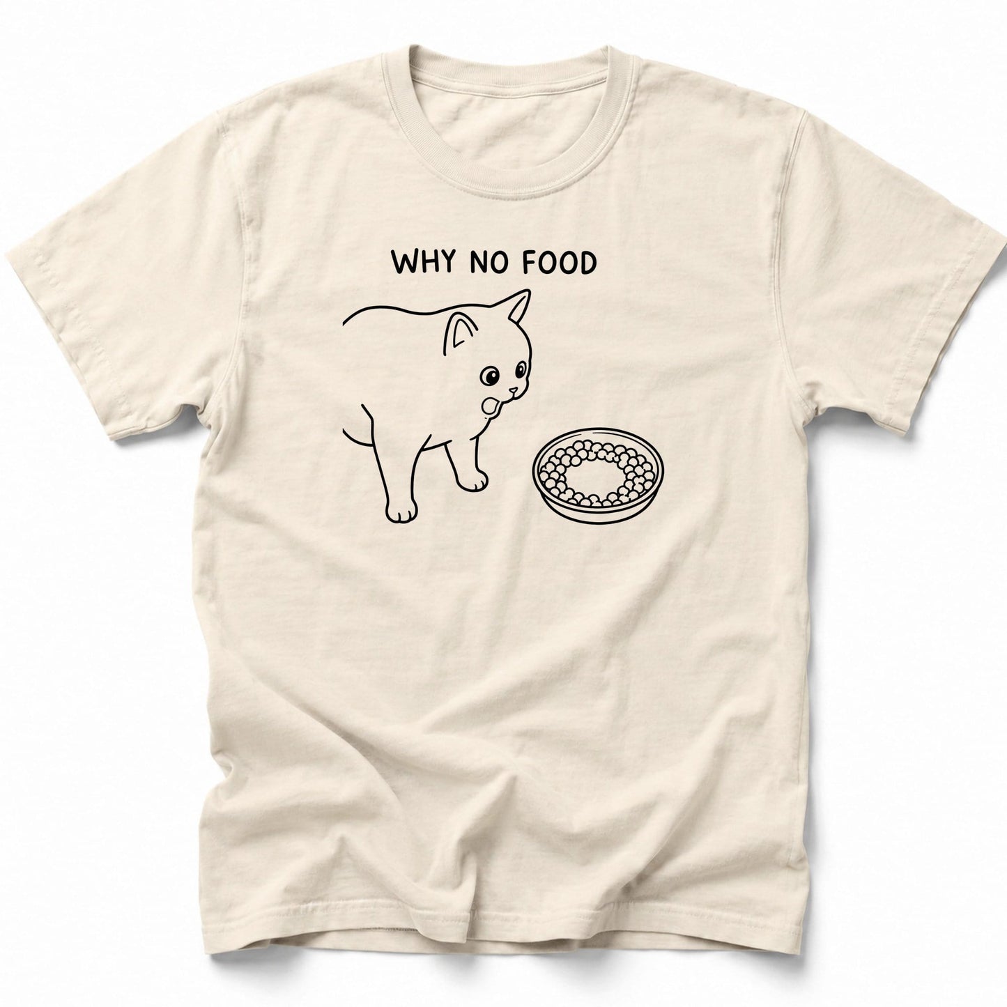 No Food T-Shirt Ivory / S 20177104476033625882 T-Shirt