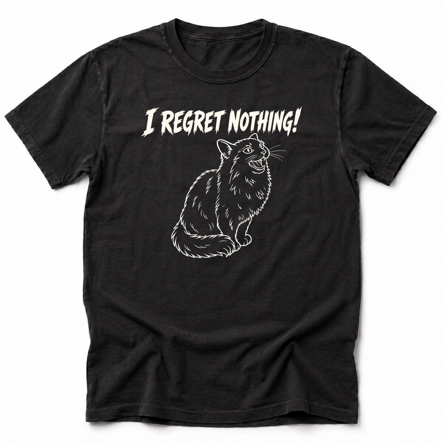 No Regrets T-Shirt Black / S 16779311319564455499 T-Shirt