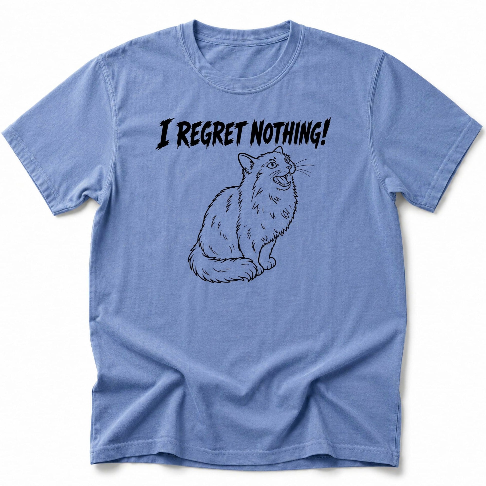 No Regrets T-Shirt Blue Jean / S 25273961745383517000 T-Shirt