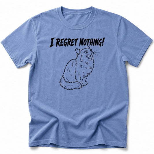 No Regrets T-Shirt Blue Jean / S 25273961745383517000 T-Shirt