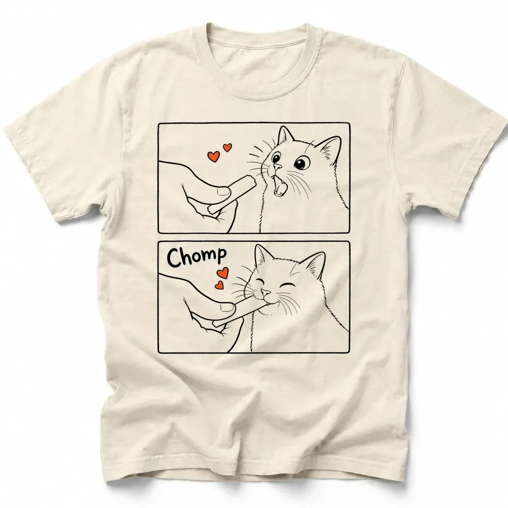 No Thoughts Just Chomp T-Shirt Ivory / S 83550020216472120107 T-Shirt