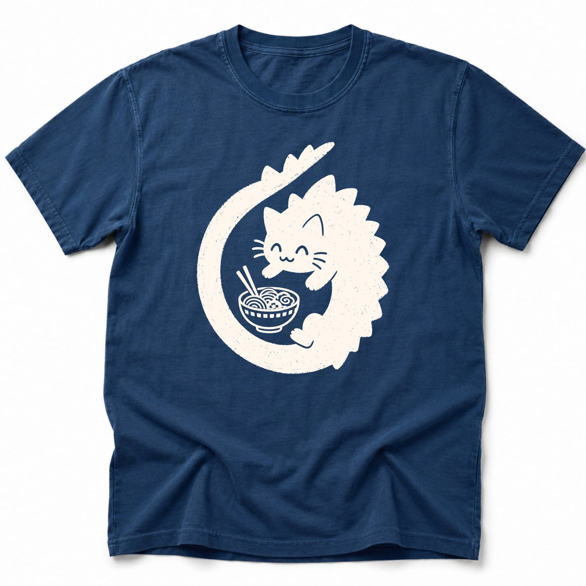 Noodle Cat T-Shirt Navy / S 29829010109257205259 T-Shirt