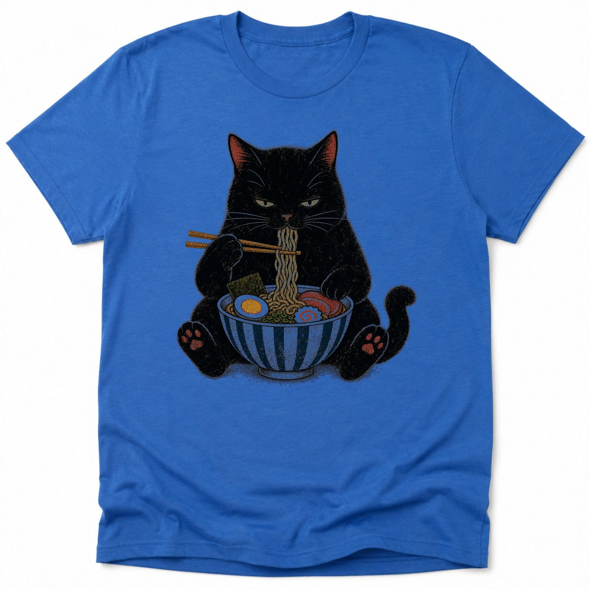 Noodle Nyan Everyday Softstyle Tee Heather Royal / M 18353833994318897147 T-Shirt