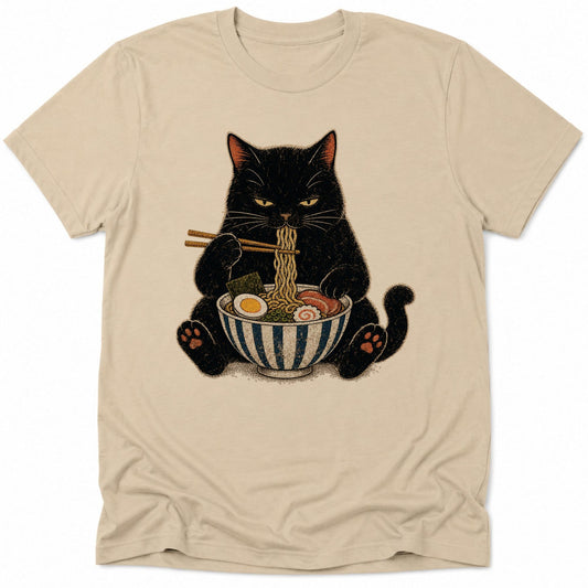 Noodle Nyan Everyday Softstyle Tee Sand / M 28624330919255979828 T-Shirt