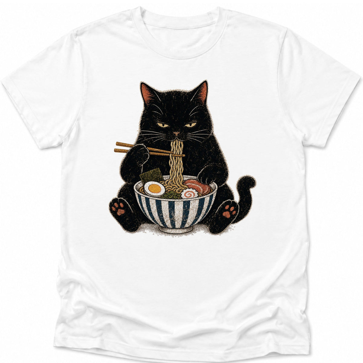 Noodle Nyan Everyday Softstyle Tee White / M 30152535555084001610 T-Shirt