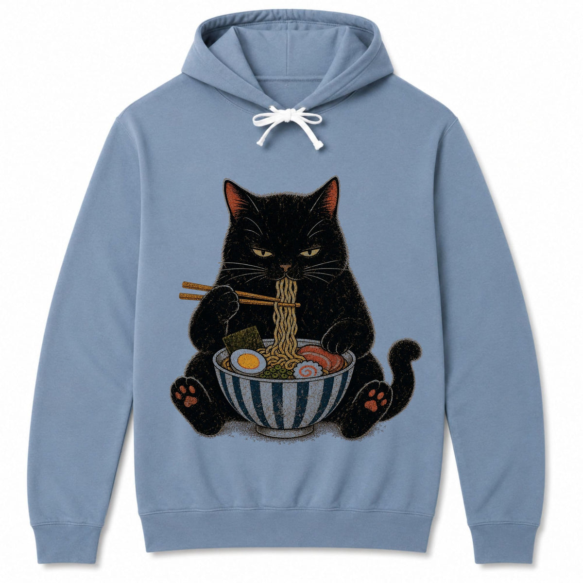 Noodle Nyan Hoodie Blue Jean / S 48791144466420854739 Hoodie