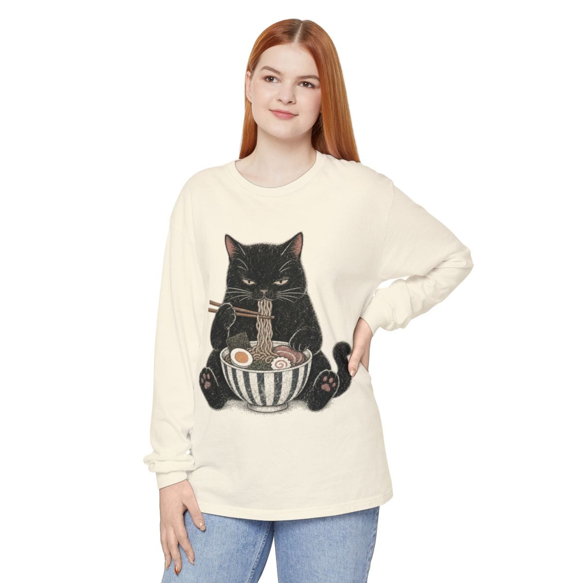 Noodle Nyan Long Sleeve Long-sleeve