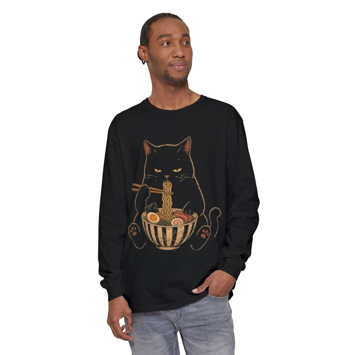 Noodle Nyan Long Sleeve Long-sleeve