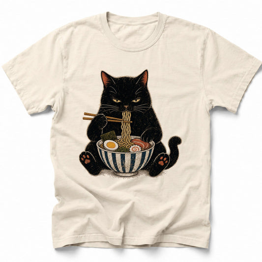 Noodle Nyan T-Shirt Ivory / S 25804953655076690294 T-Shirt