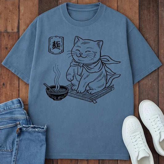 Noodle Purrfection T-Shirt Blue Jean / S 22774617318277561844 T-Shirt