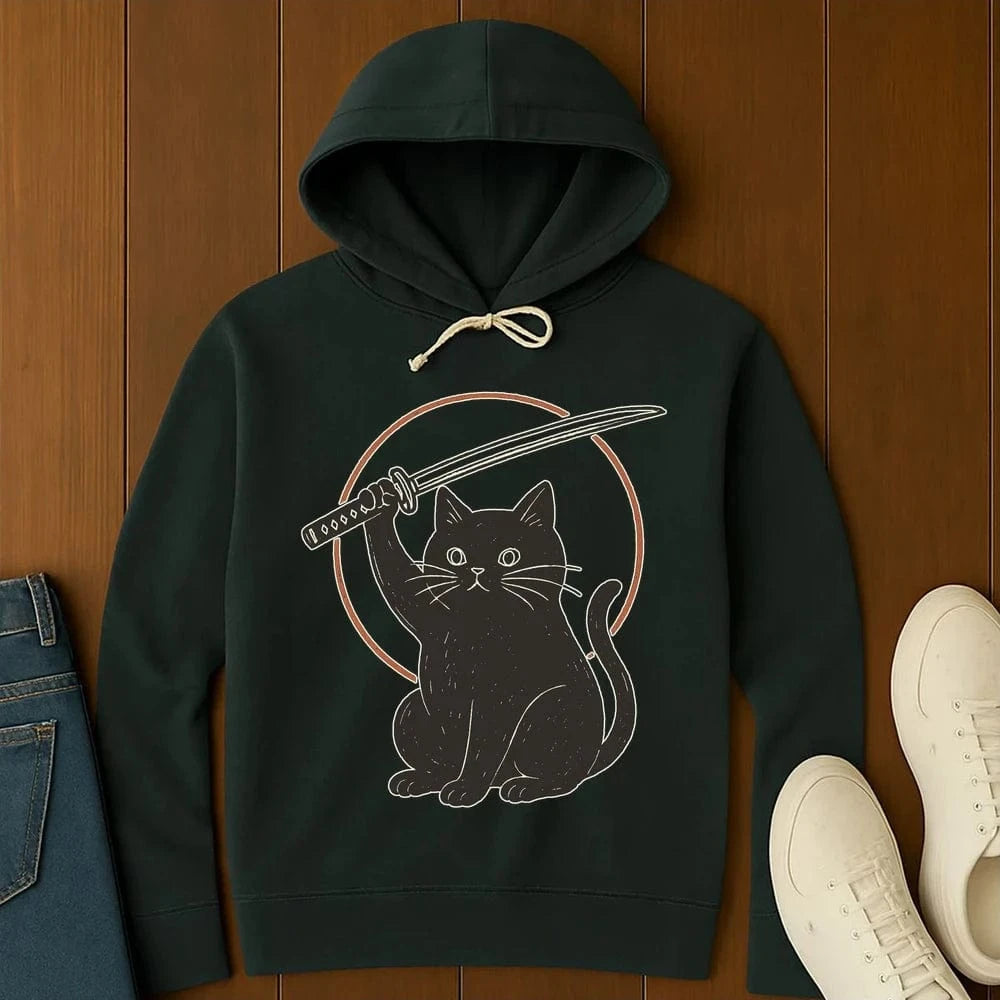 Not A Lucky Cat Hoodie Black / S 33690215740749865983 Hoodie