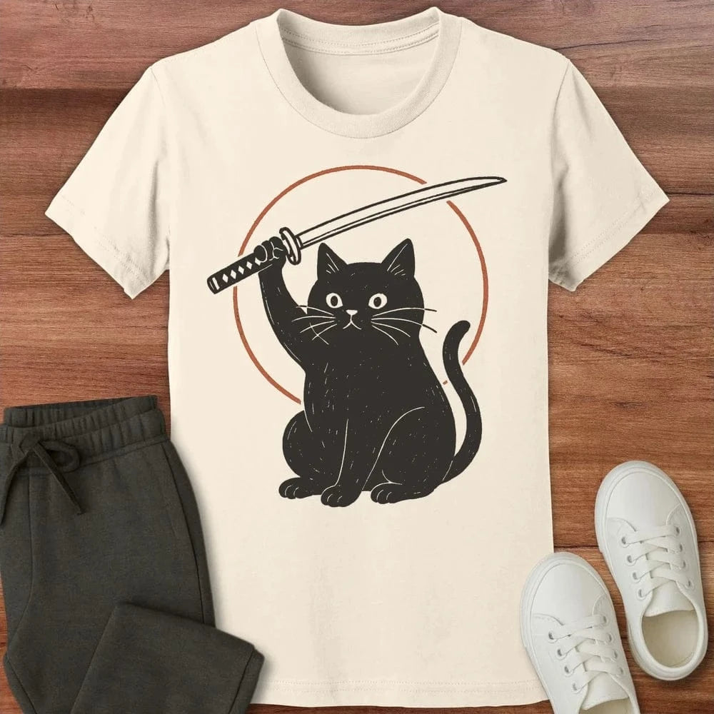 Not A Lucky Cat Kids T-Shirt Natural / S 41006114467243789284 Kids clothes