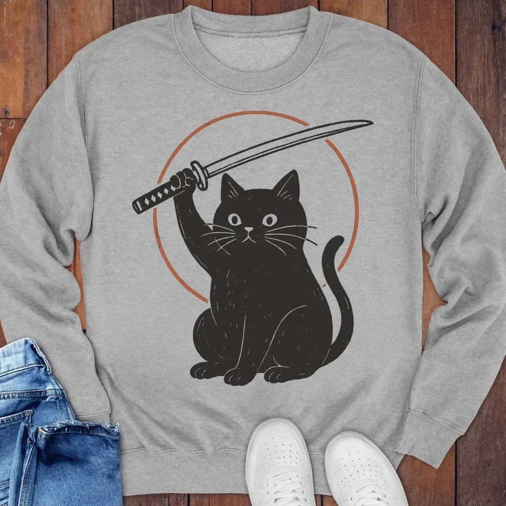 Not A Lucky Cat Sweatshirt Sport Grey / S 17327831343045742836 Sweatshirt