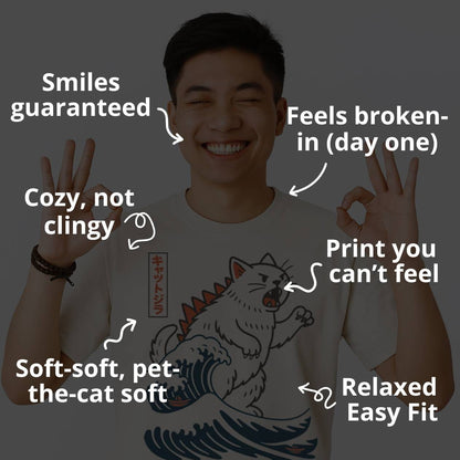 Not A Lucky Cat T-Shirt  – Softest Cat Tee on Earth T-Shirt