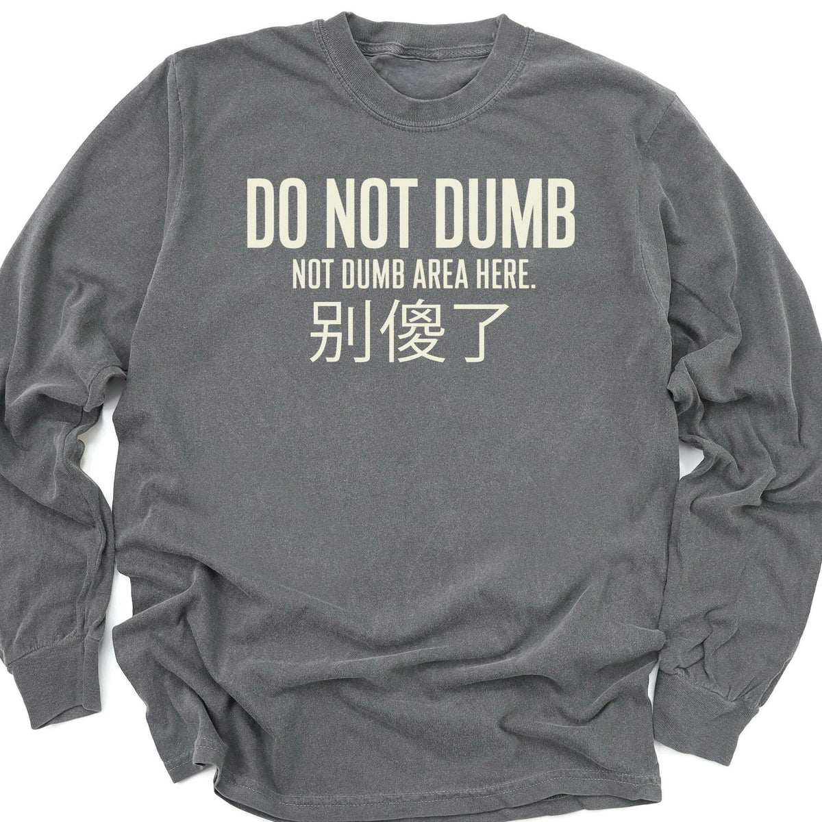 Not Dumb Long Sleeve Pepper / M 60721891598477644537 Long-sleeve