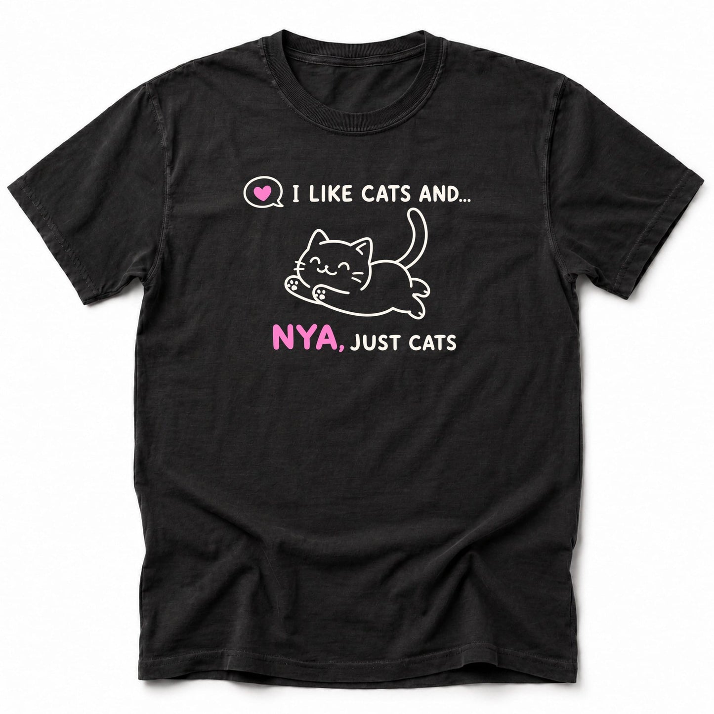 Nya Just Cats T-Shirt Black / S 11971177991955804696 T-Shirt