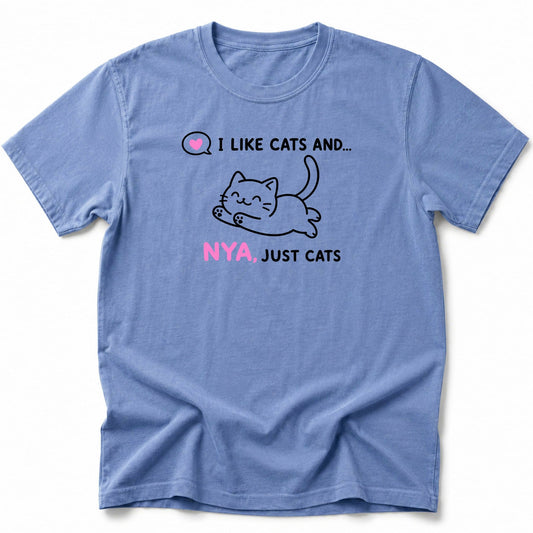 Nya Just Cats T-Shirt Blue Jean / S 29783750674356699511 T-Shirt