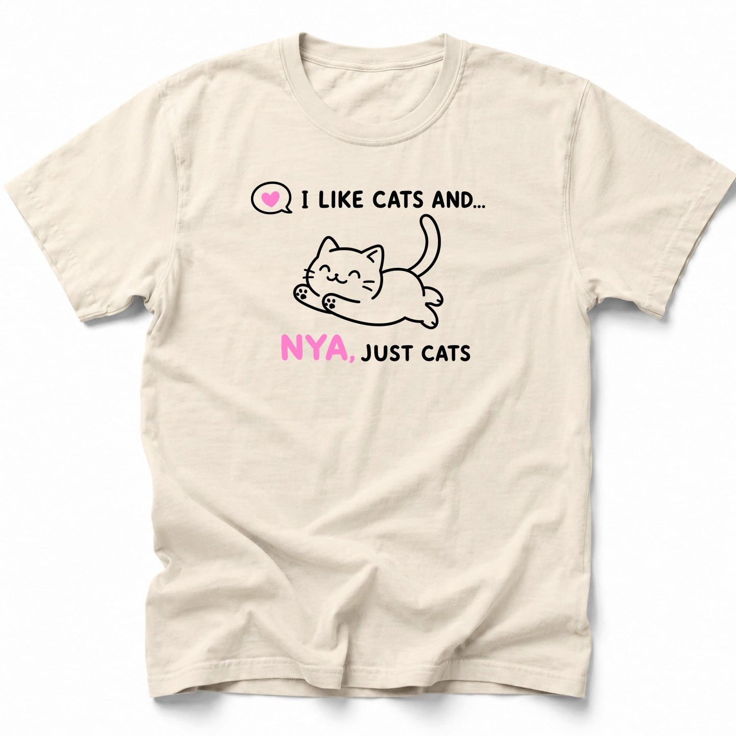 Nya Just Cats T-Shirt Ivory / S 97773106264254473078 T-Shirt