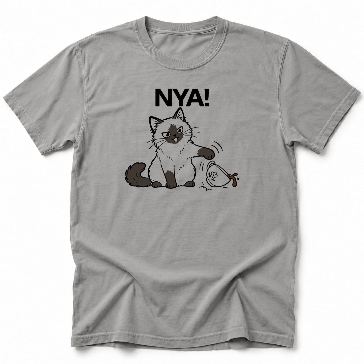 NYA! T-Shirt Grey / S 60540379091334126256 T-Shirt