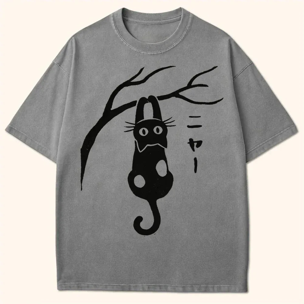 Nya Tree Stuck T-Shirt Grey / S 12236746932767406982 T-Shirt