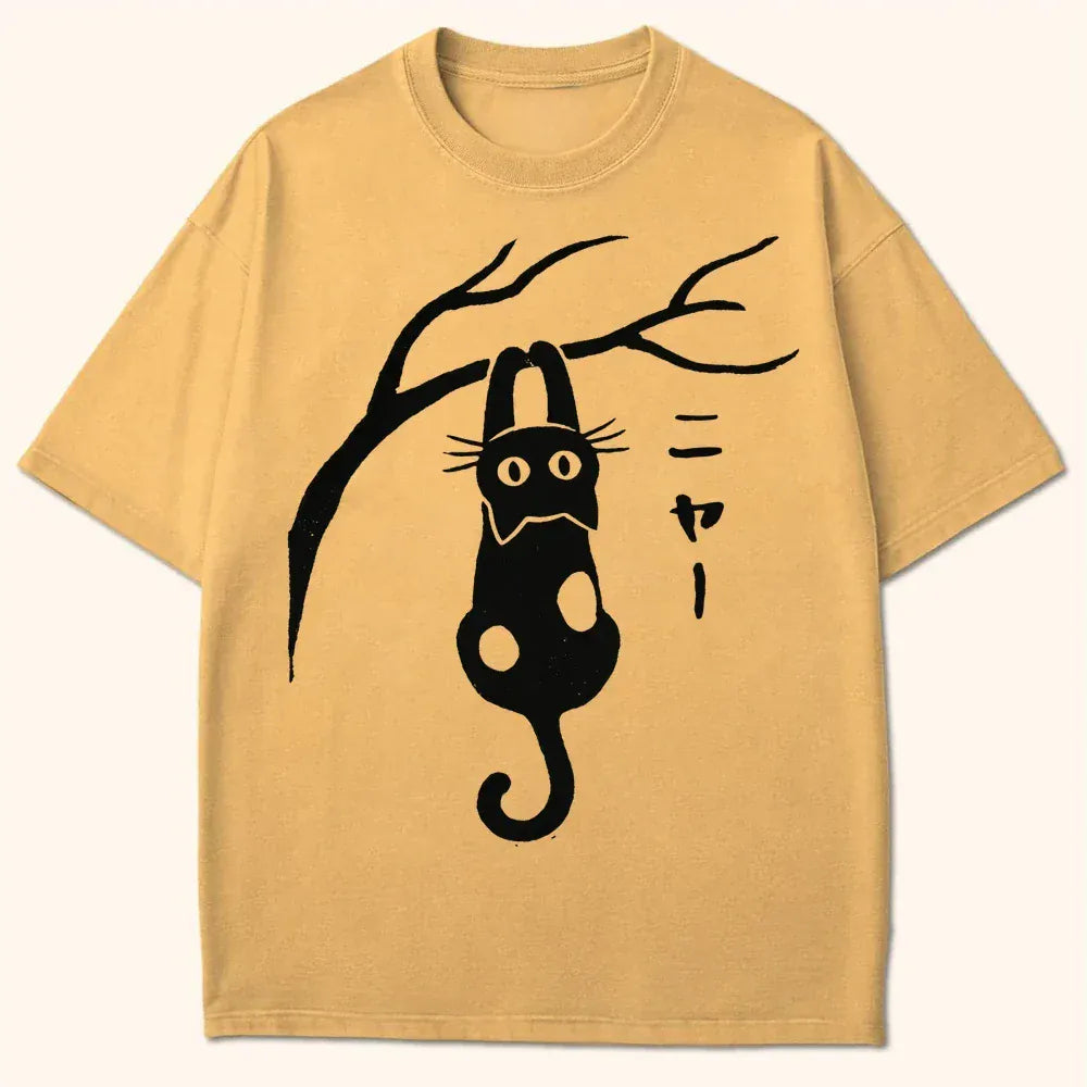Nya Tree Stuck T-Shirt Mustard / S 22660616273167296281 T-Shirt