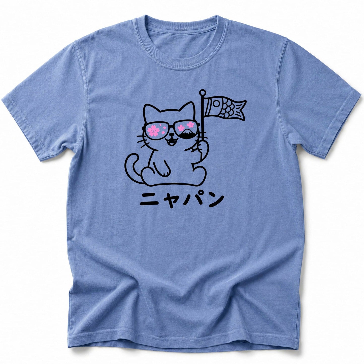 Nyappon T-Shirt Blue Jean / S 11386347188414111657 T-Shirt