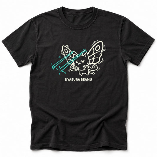 Nyasura Beamu T-Shirt Black / S 28404529098092351521 T-Shirt