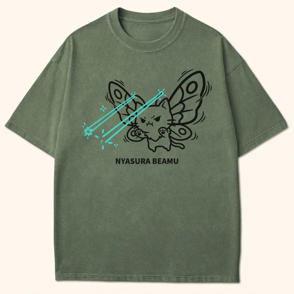 Nyasura Beamu T-Shirt Moss / S 29726548659190679379 T-Shirt