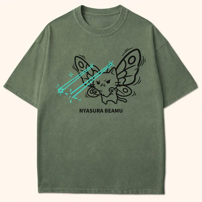 Nyasura Beamu T-Shirt Moss / S 29726548659190679379 T-Shirt