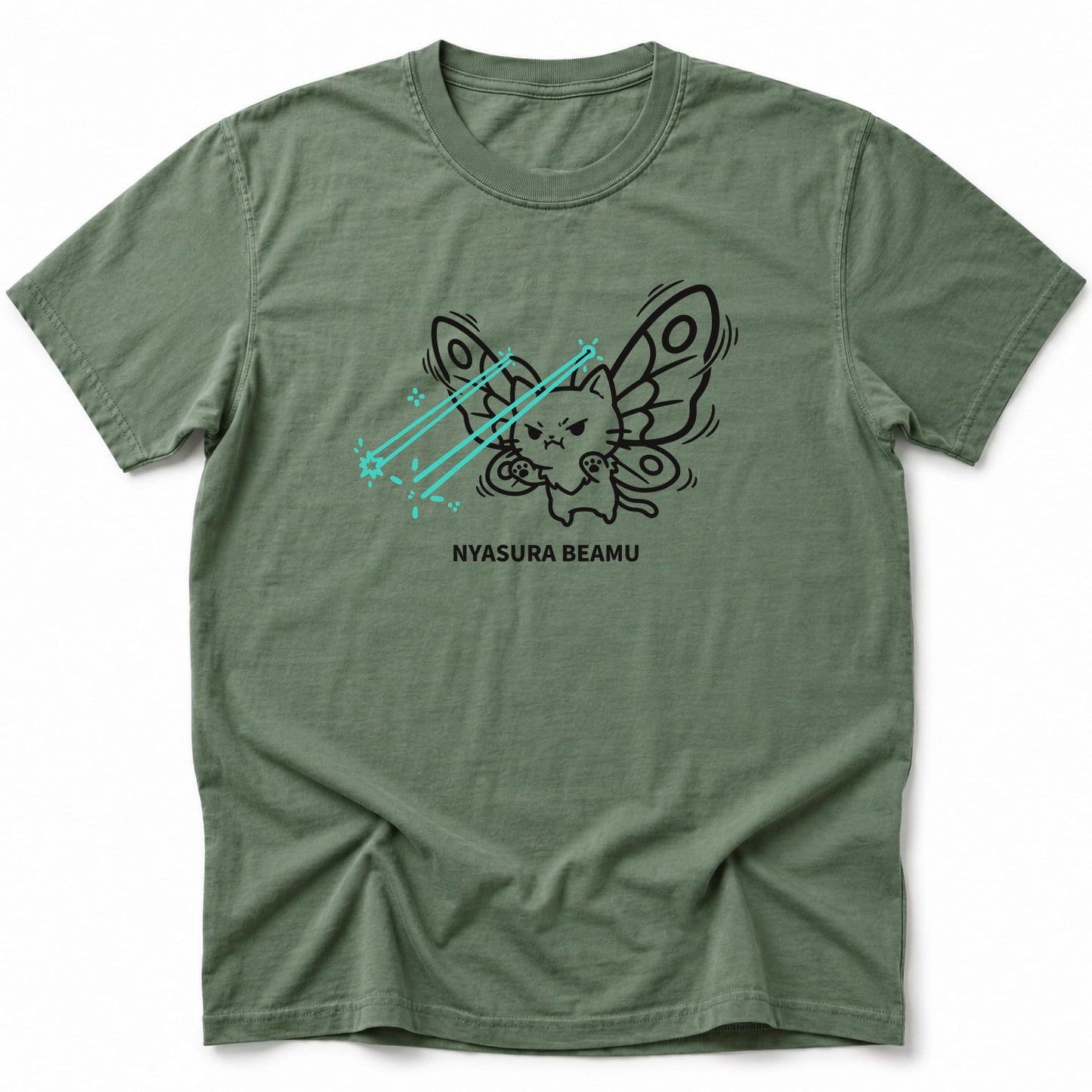 Nyasura Beamu T-Shirt Moss / S 29726548659190679379 T-Shirt
